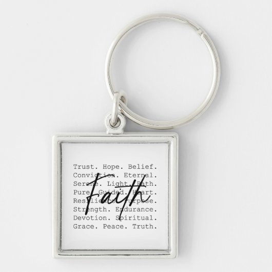 Faith Sleutelhanger (Voorkant)