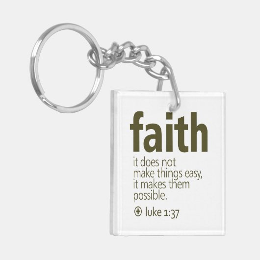Faith Sleutelhanger (Voorkant Links)