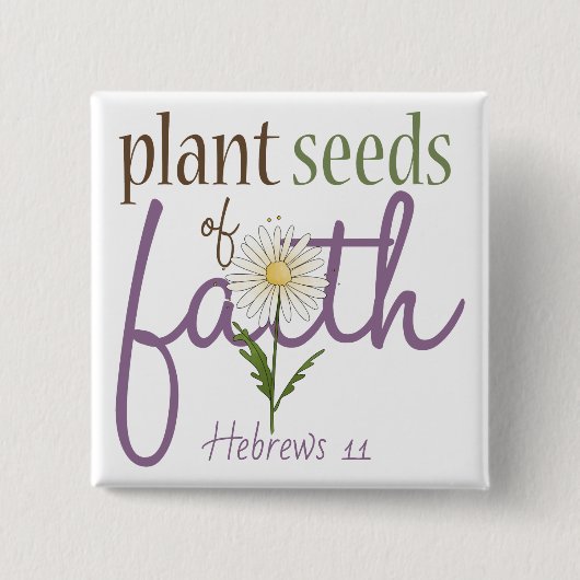 Faith-Square Button (Voorkant)