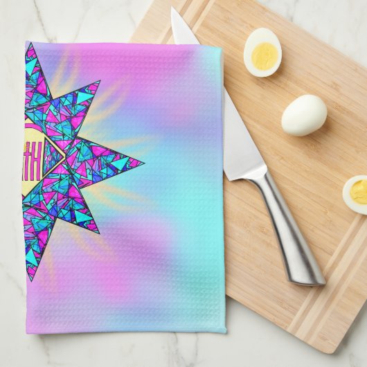 Faith ~ Star Theedoek (Quarter Fold)