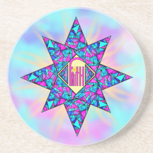 Faith ~ Star Zandsteen Onderzetter