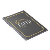 "Faith" Statement Journal - Minimalist Typography  Notitieboek (Rechterzijde)