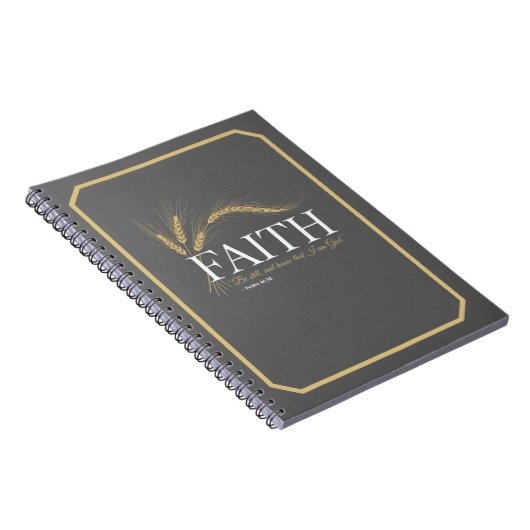 "Faith" Statement Journal - Minimalist Typography  Notitieboek (Rechterzijde)