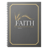 "Faith" Statement Journal - Minimalist Typography  Notitieboek (Voorkant)