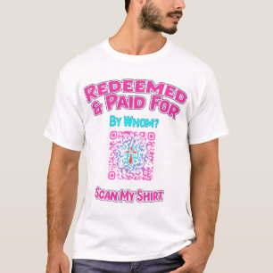 Faith Statement Shirt met QR Code Gospel Link