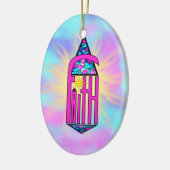Faith ~ Steeple Keramisch Ornament (Links)