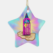 Faith ~ Steeple Keramisch Ornament (Rechts)