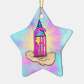Faith ~ Steeple Keramisch Ornament (Links)