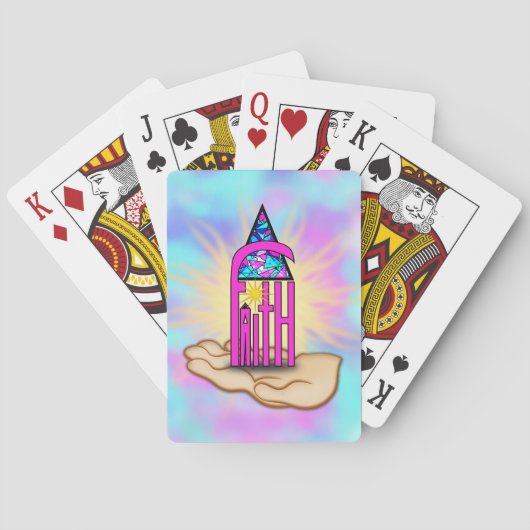 Faith ~ Steeple Pokerkaarten (Achterkant)