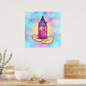 Faith ~ Steeple Poster (Keuken)