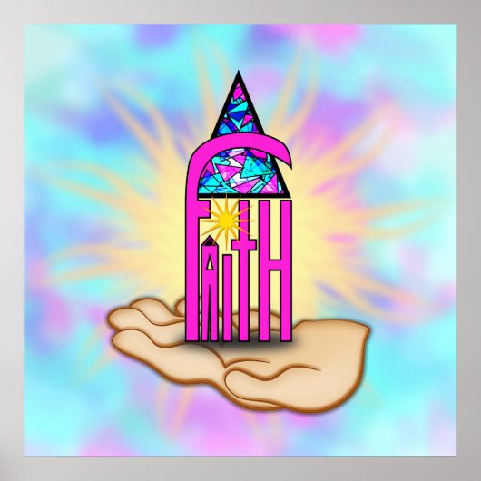 Faith ~ Steeple Poster (Voorkant)