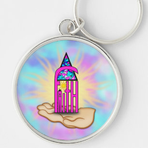 Faith ~ Steeple Sleutelhanger