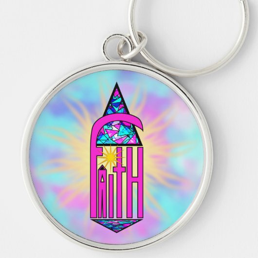 Faith ~ Steeple Sleutelhanger (Voorkant)
