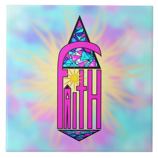 Faith ~ Steeple Tegeltje (Voorkant)