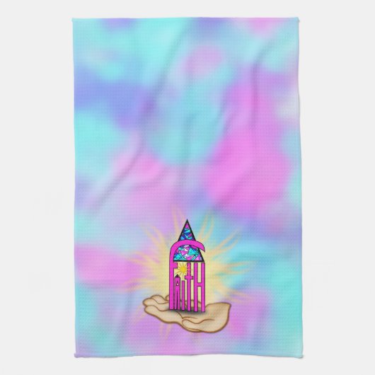 Faith ~ Steeple Theedoek (Verticaal)