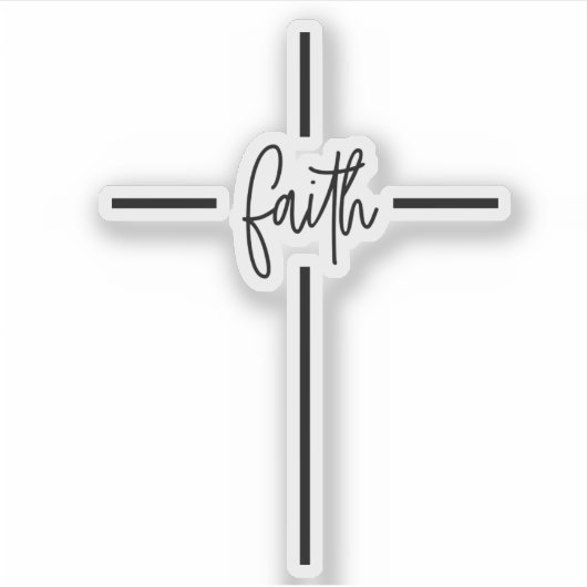 Faith Sticker (Voorkant)