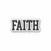 Faith Sticker (Voorkant)