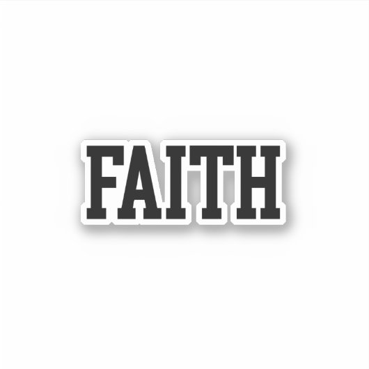 Faith Sticker (Voorkant)