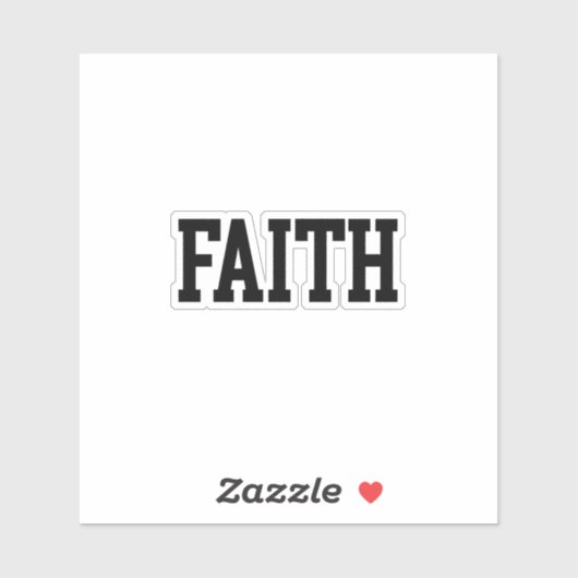 Faith Sticker (Vel)