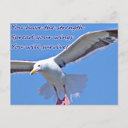 Faith & Strength_ Briefkaart (Voorkant)