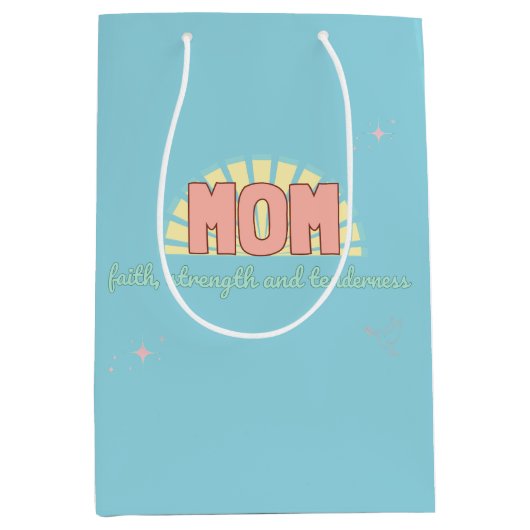 Faith, Strength & Tenderness Medium Cadeauzakje (Voorkant)