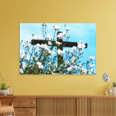FAITH Stretted Canvas Print (Insitu (Woonkamer))