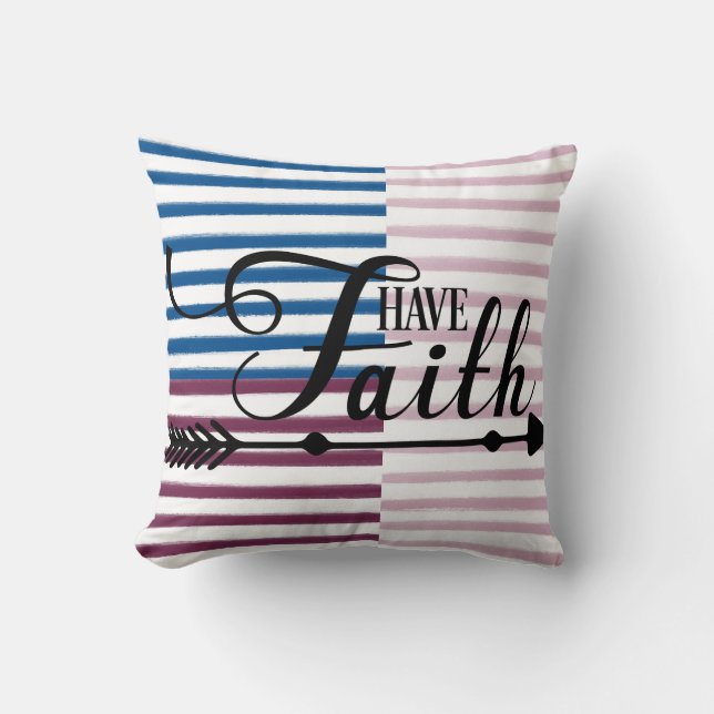 Faith Striped Reversible Pillow Kussen (Voorkant)