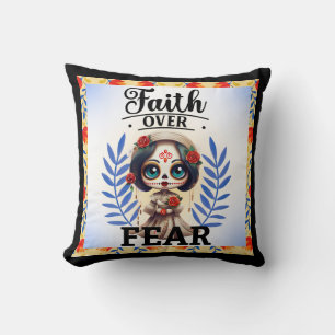 Faith Sugar Skull Kussen