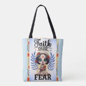 Faith Sugar Skull Tote Bag (Achterkant)