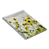 Faith Sunflower Art Notitieboek Prayer Journal (Rechterzijde)