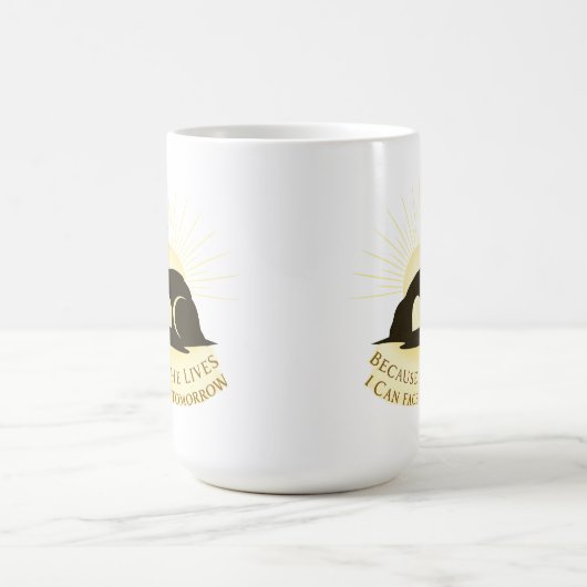 Faith Sunrise Easter 2026 Mug — Christian Gift Koffiemok (Center)