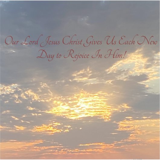 Faith Sunrise Sticker (Voorkant)