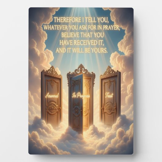 Faith Tabletop Plaque For Encouragement Fotoplaat (voorkant)