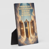 Faith Tabletop Plaque For Encouragement Fotoplaat (Zijkant)