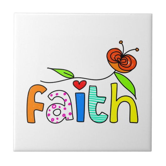 Faith Tegeltje (Voorkant)