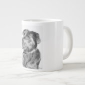 Faith the Black Lab Grote Koffiekop (Voorkant rechts)