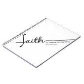 Faith to Move Mountains - Notitieboek (Linkerzijde)