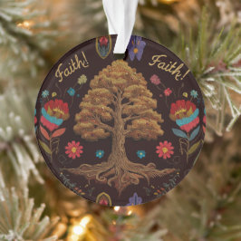 Faith Tree Ornament - Inspirerend Vakantie Decor