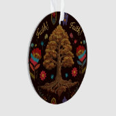 Faith Tree Ornament - Inspirerend Vakantie Decor (voorkant)