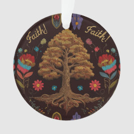 Faith Tree Ornament - Inspirerend Vakantie Decor