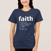 Faith Tri-Blend Shirt (Voorkant)