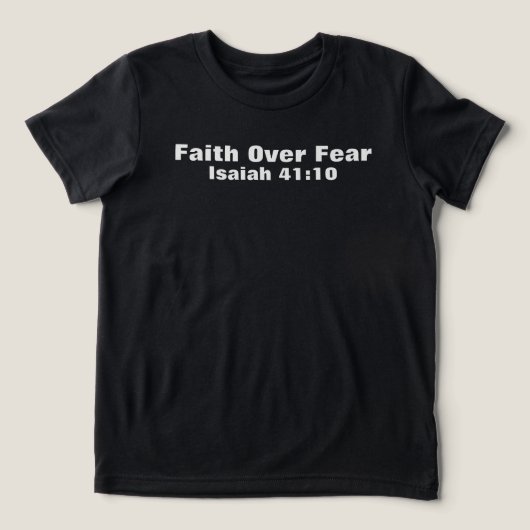 Faith Tri-Blend Shirt (Design voorkant)