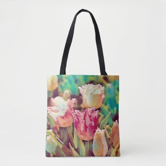 Faith Tulip Flower Art Tas (Voorkant)