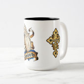 Faith Tweekleurige Koffiemok (Voorkant rechts)