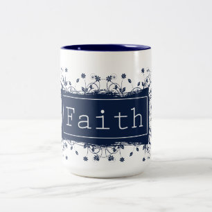 Faith Tweekleurige Koffiemok