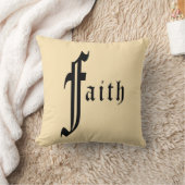 Faith typografie ontwerp kussen (Deken)