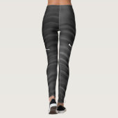 Faith Typography Christelijk Black and White Moder Leggings (Achterkant)