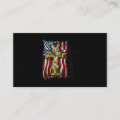 Faith USA American Flag Christelijk Cross Jesus Su Visitekaartje (Voorkant)