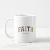 Faith Varsity Style Text Ephesians 2:18 Koffiemok (Links)