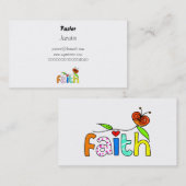 Faith Visitekaartje (Voorkant / Achterkant)